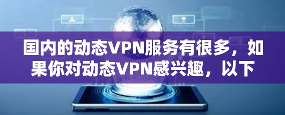 国内的动态VPN服务有很多，如果你对动态VPN感兴趣，以下是一些国内常见的动态VPN推荐