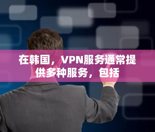 在韩国，VPN服务通常提供多种服务，包括