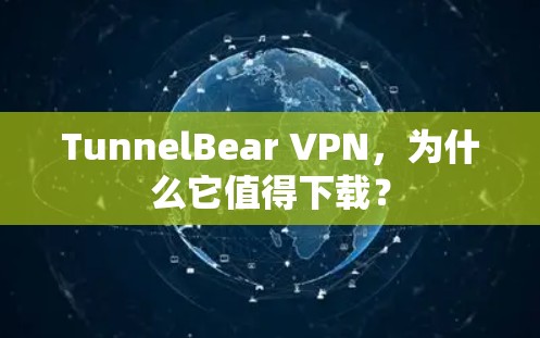 TunnelBear VPN，为什么它值得下载？