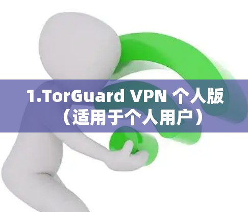 1.TorGuard VPN 个人版(适用于个人用户) 1.TorGuard VPN 个人版(适用于个人用户)